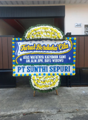 Papan Bunga Duka di Nyalindung